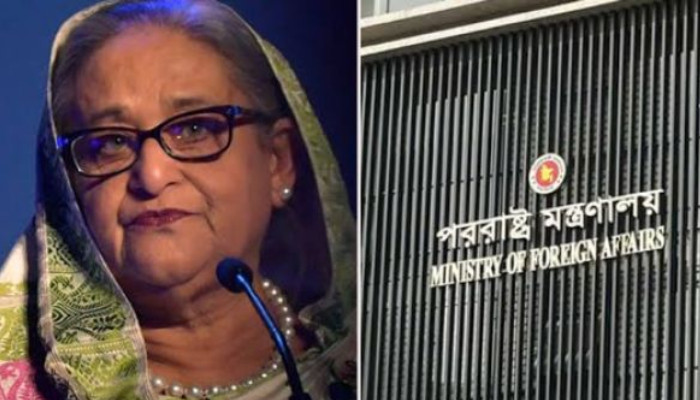 দিল্লিতে শেখ হাসিনার বক্তব্য নিয়ে পররাষ্ট্র মন্ত্রণালয়ের বিবৃতি